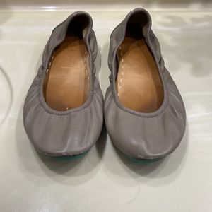Tieks nude flats size 10